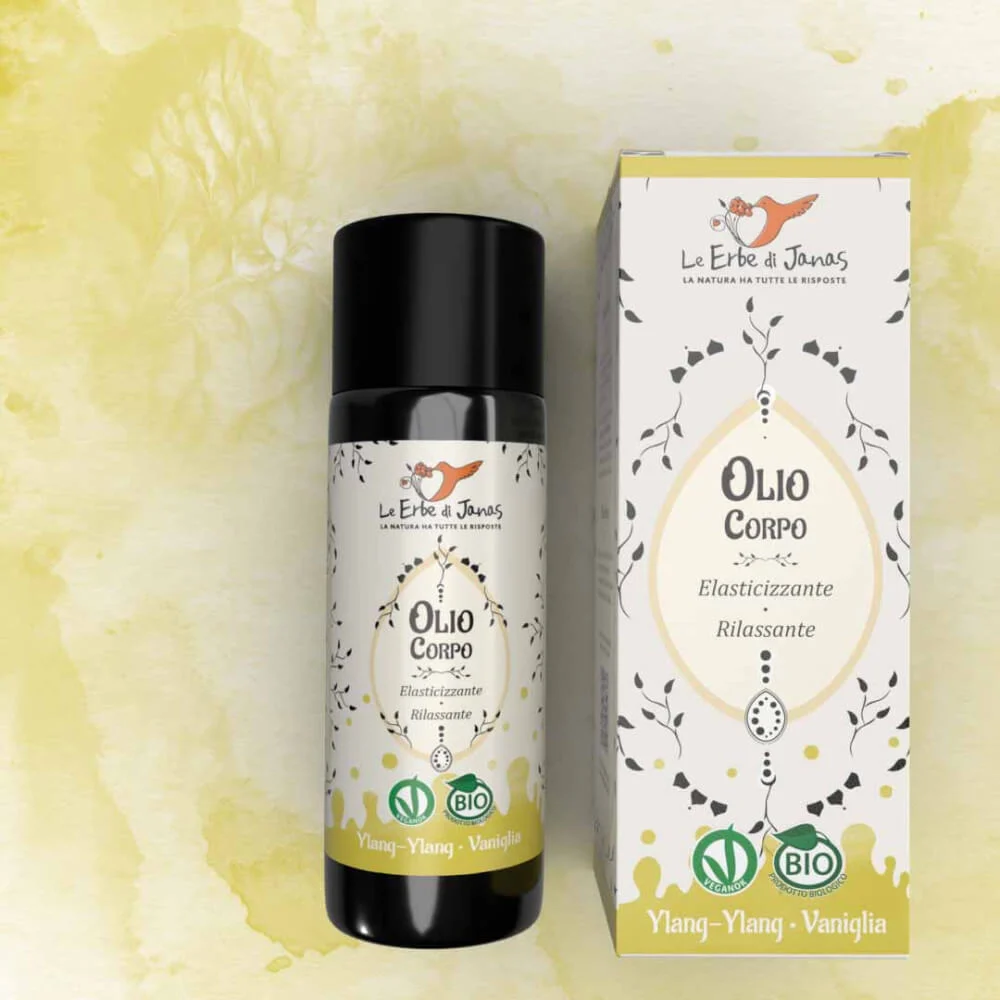 LE ERBE DI JANAS Olio Corpo Elasticizzante e Rilassante