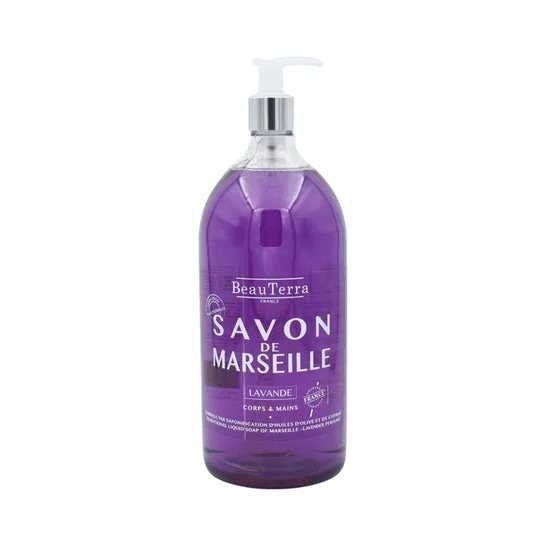 BeauTerra Lavanda Lavanda Sapone Marsiglia liquido 1l