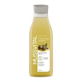 Gel da bagno all'olio d'oliva Mussvital Essentials 750 ml