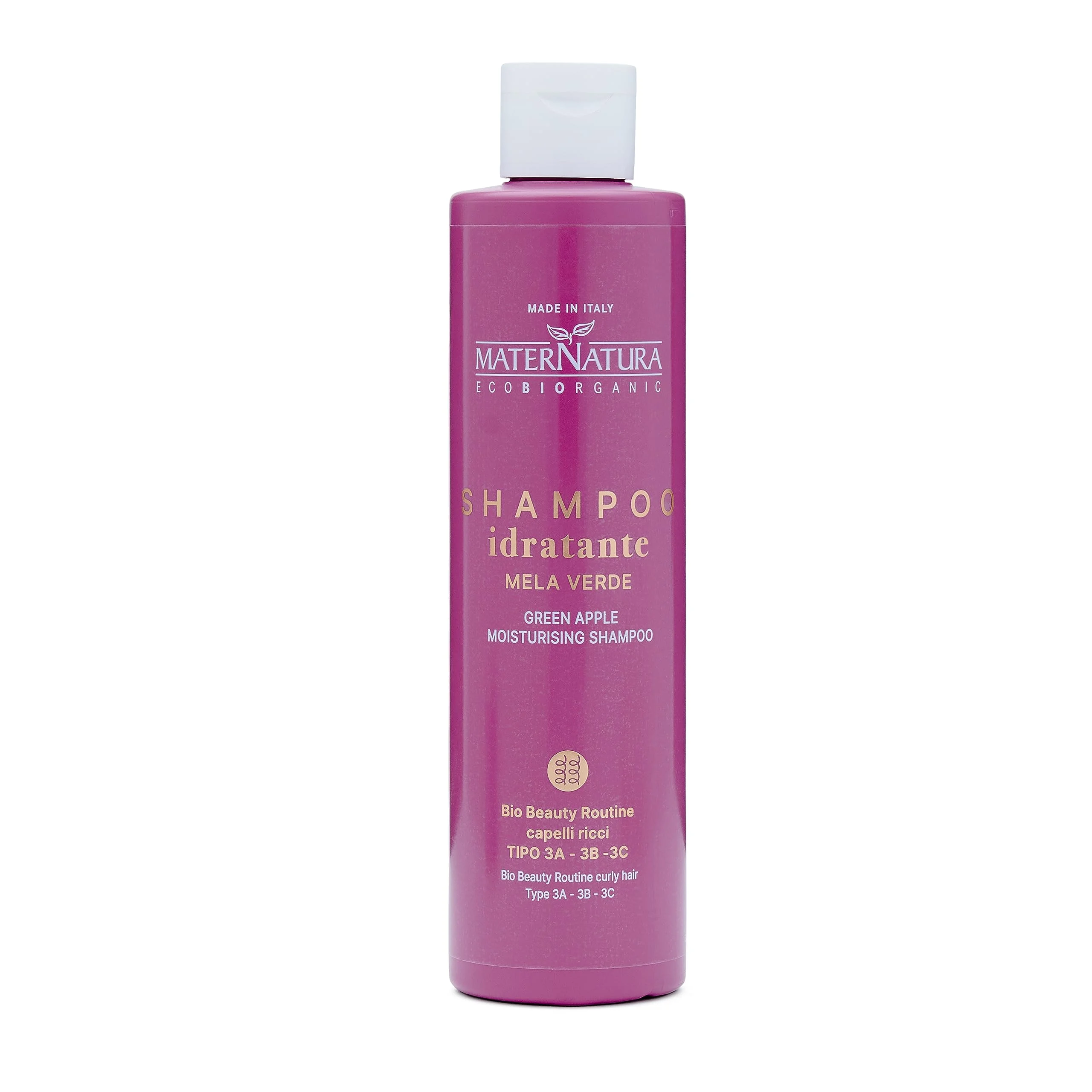 MATERNATURA Shampoo Idratante Capelli Ricci alla Mela Verde