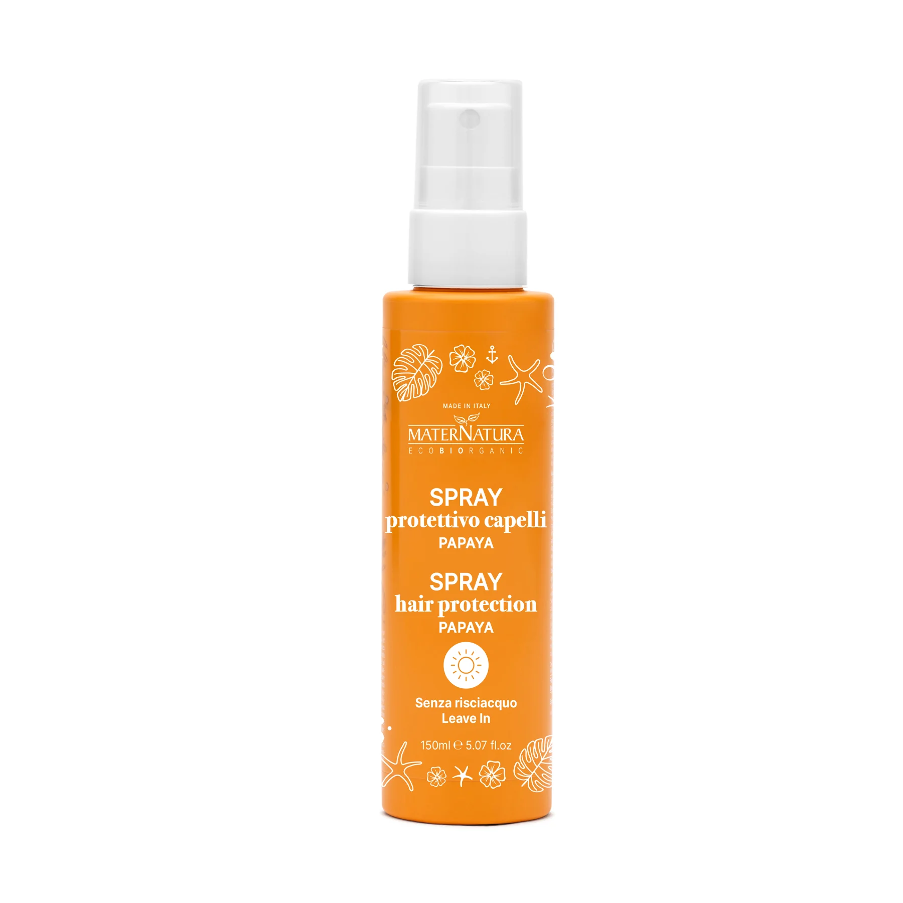 MATERNATURA Spray Protettivo Capelli alla Papaya