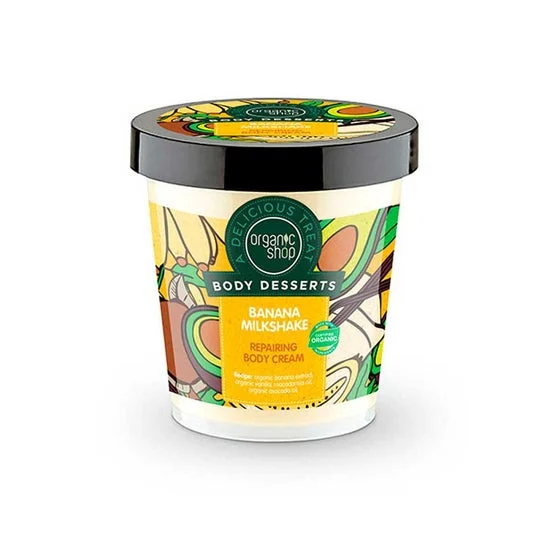 Organic Shop Frullato di Banana Crema corpo riparatrice 450ml