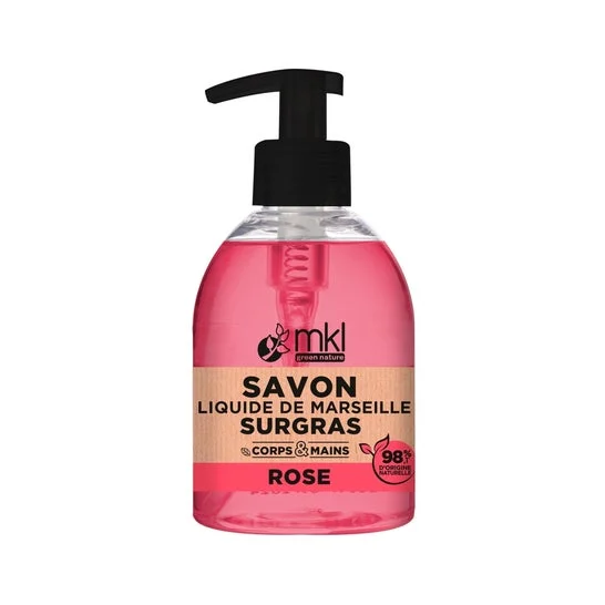 Mkl sapone marsigliese liquido rosa biologico 300ml