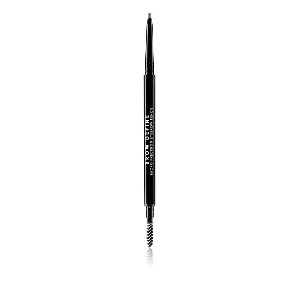MUA Makeup Academy Define matita di precisione per sopracciglia con spazzolino colore Light Brown