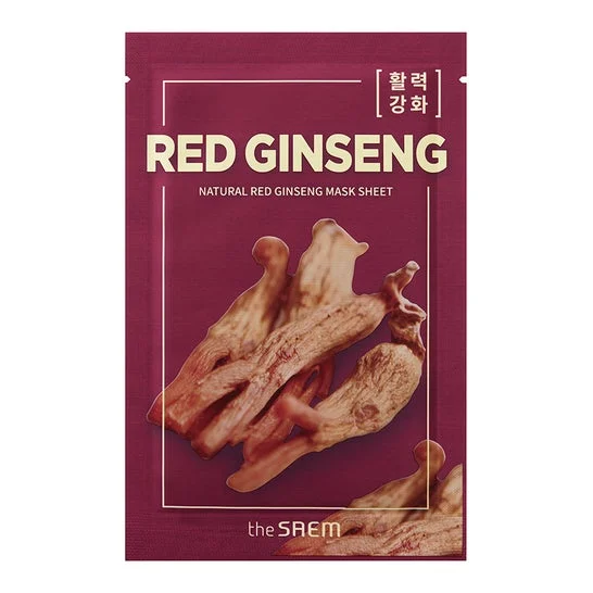 La maschera naturale al ginseng rosso di Saem 21ml