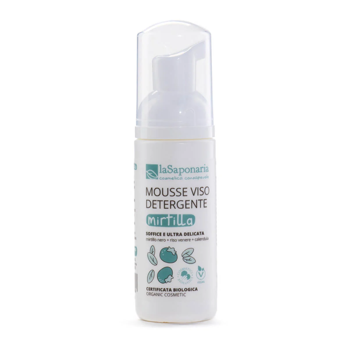 LA SAPONARIA Travel Size – Mousse Detergente Mirtilla 50 ml