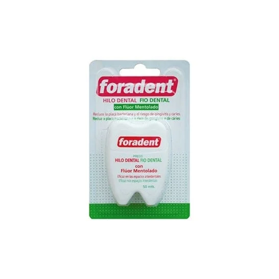 Foradente seta interdentale con fluoruro 50m