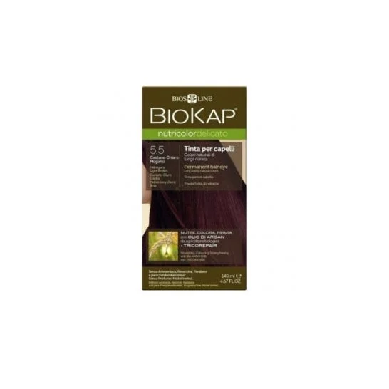 Tintura delicata Biokap 5.5 Castagno chiaro Caob 140ml