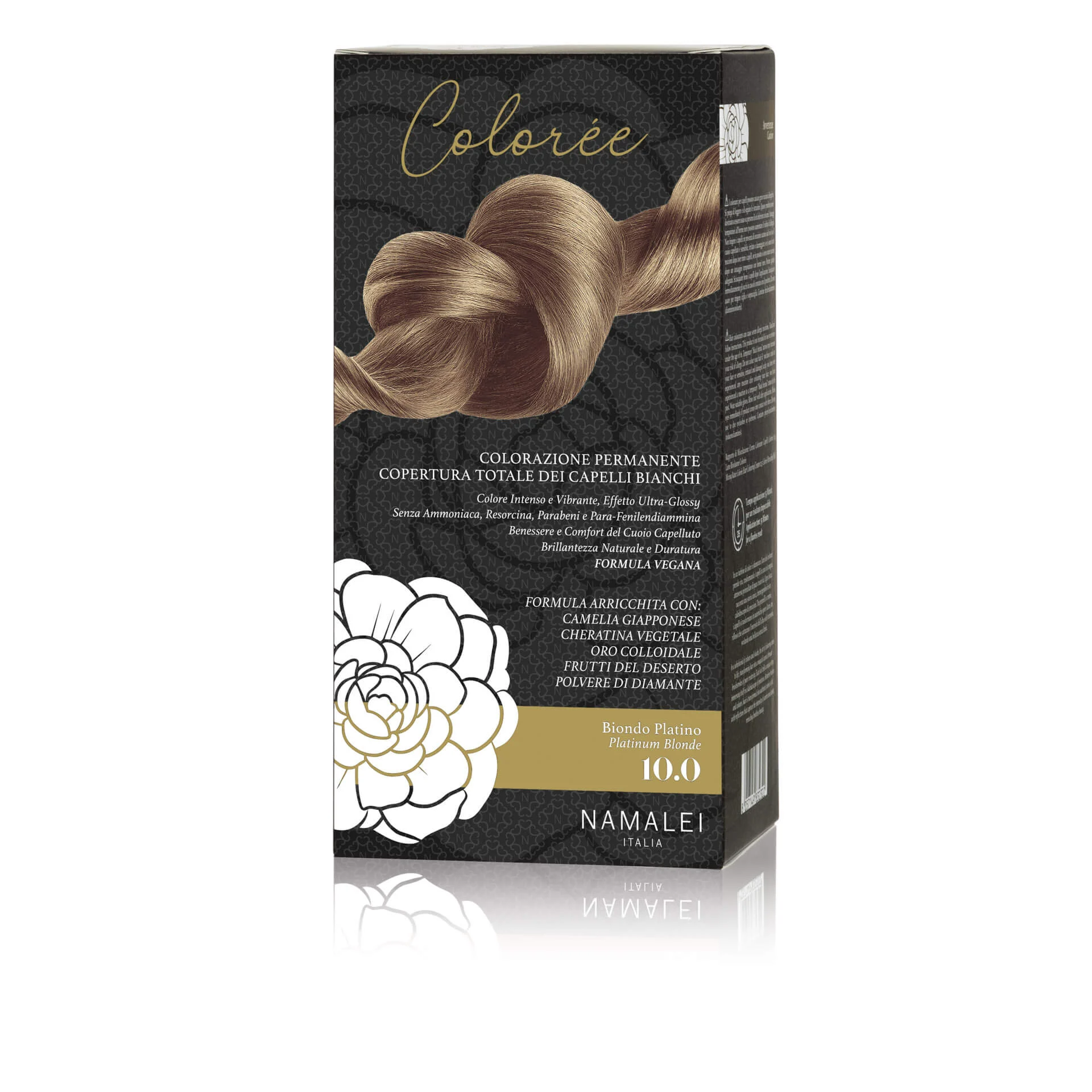 NAMALEI Colorée – Colorazione Permanente Capelli 10.0 Biondo Platino