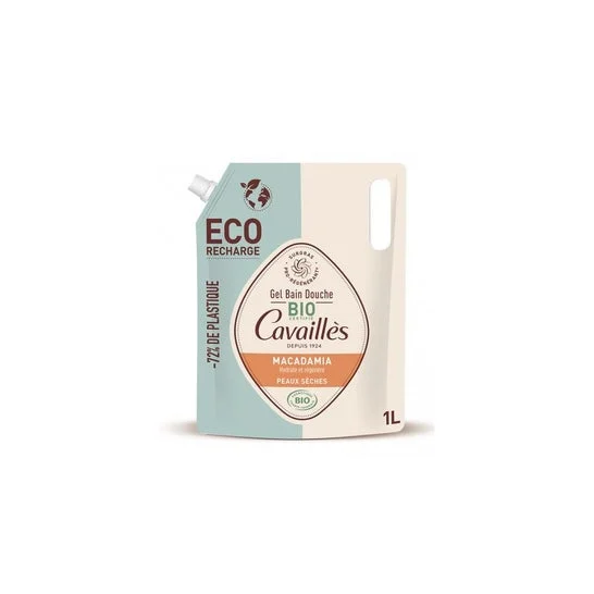 Rogé Cavaillès Gel Bagno Olio di Macadamia Bio Ricarica 1L