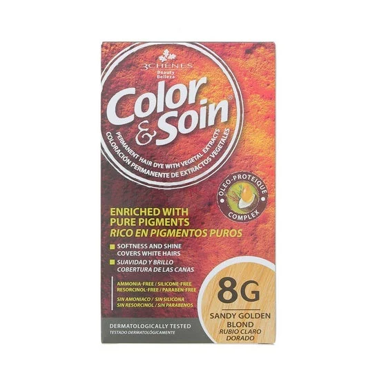 Colore & Soin Coloration Blond Light Golden 8G 135ml