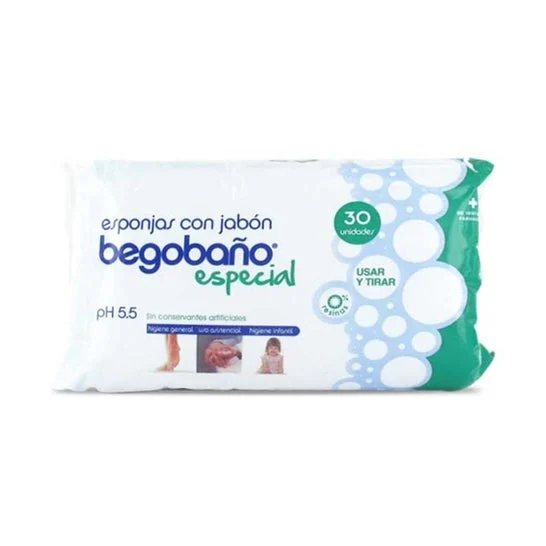 Begobaño spugna saponata monouso 30pz