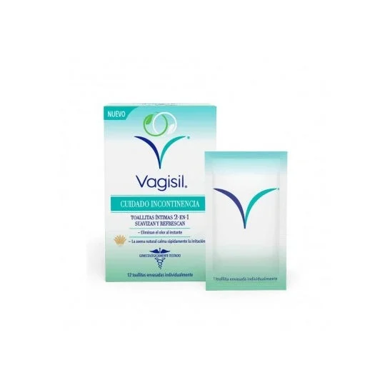 Vagisil Incontinence Salviette 12 Unità