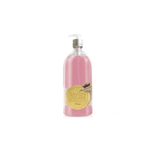 Les Petits Bains de Provence Sapone liquido di Marsiglia Rosa 1l