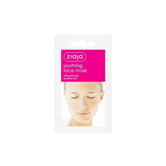 Ziaja Maschera calmante per il viso con argilla rosa 7ml