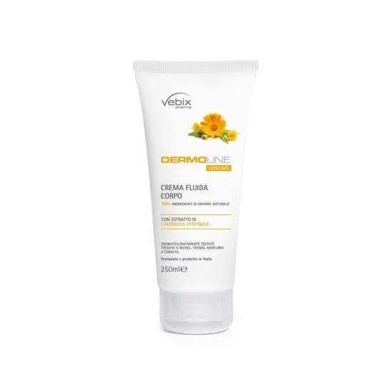 Vebix Dermoline Crema Corpo Fluida Calendula 250ml