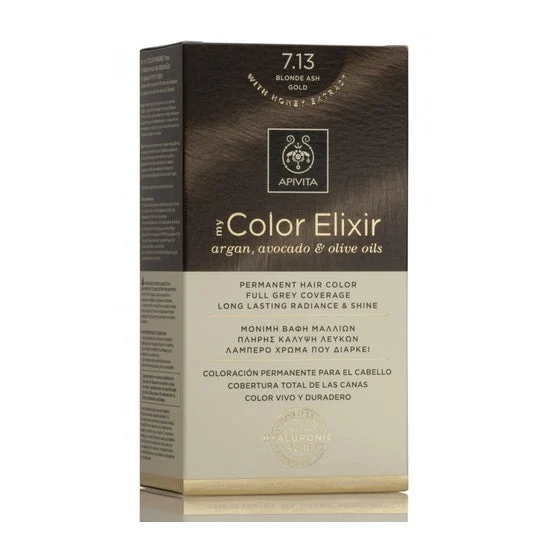 Apivita Dye 7.13 Biondo Cenere Dorata 50ml