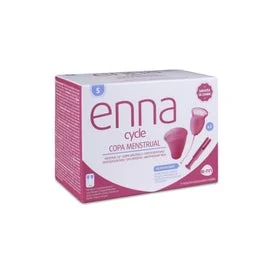 Enna coppetta mestruale T-S 2 pezzi e applicatore