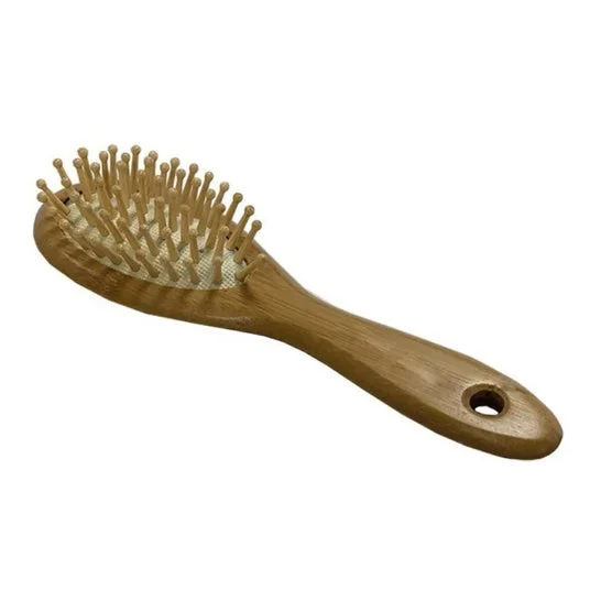 NaturaBio Cosmetics Spazzola per Capelli in Bambù Piccola 1 Unità