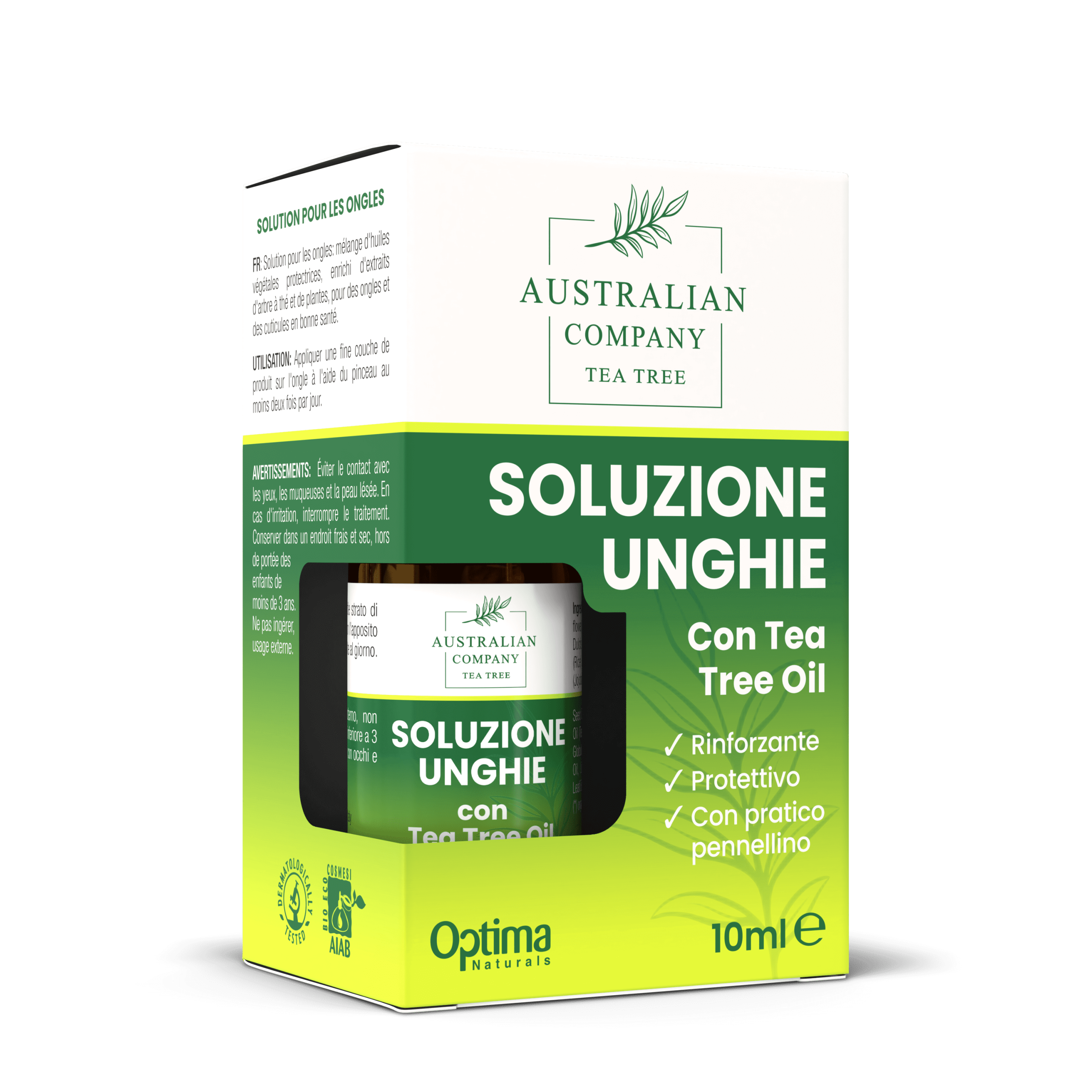 OPTIMA NATURALS Australian Company – Soluzione Unghie con Tea Tree Oil