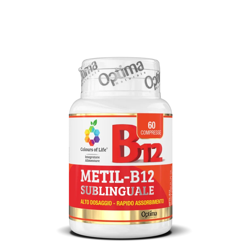 OPTIMA NATURALS Integratore Alimentare – Metil B12 Sublinguale