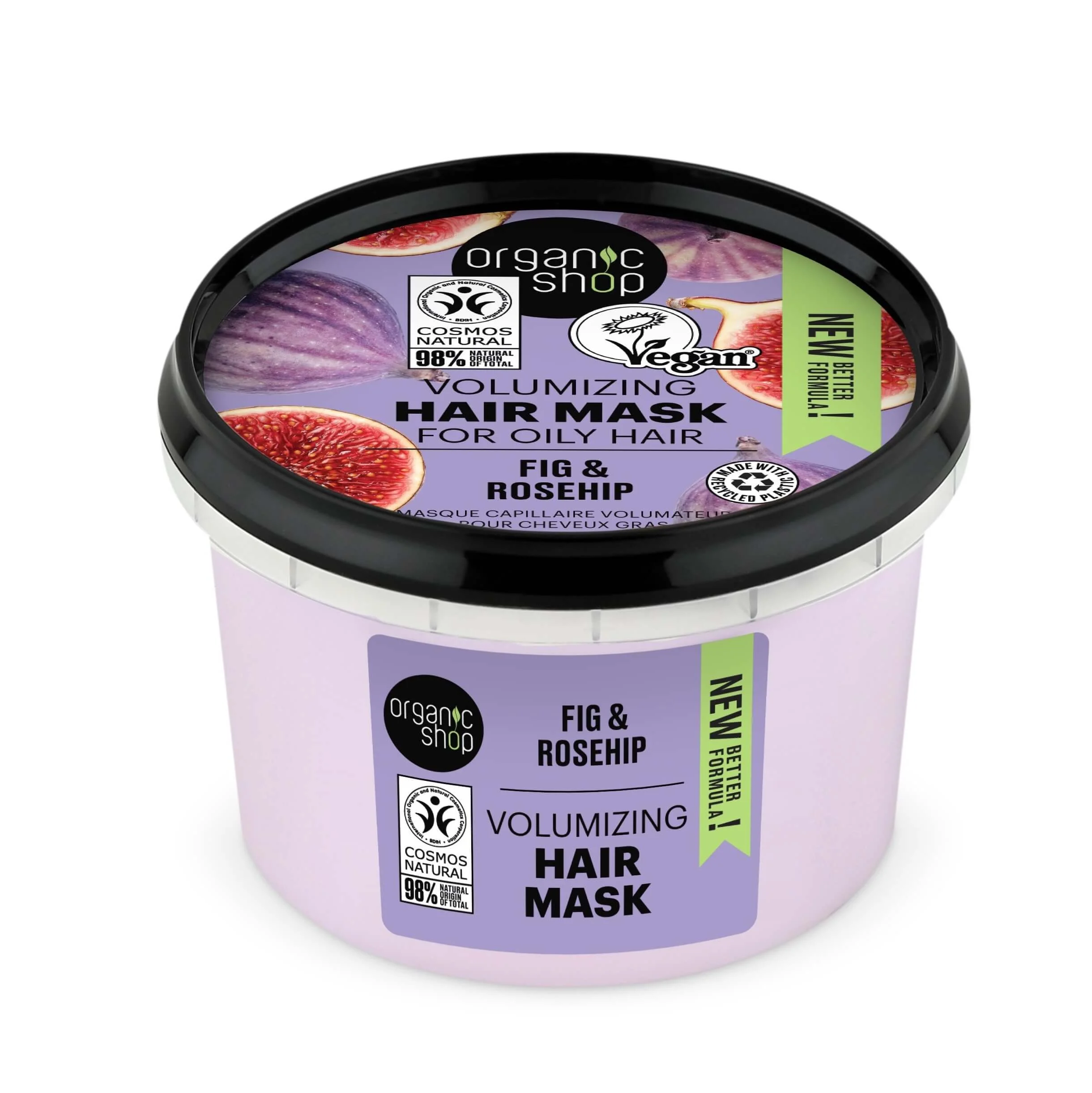 ORGANIC SHOP Fig & Rosehip – Volumizing Hair Mask For Oily Hair
