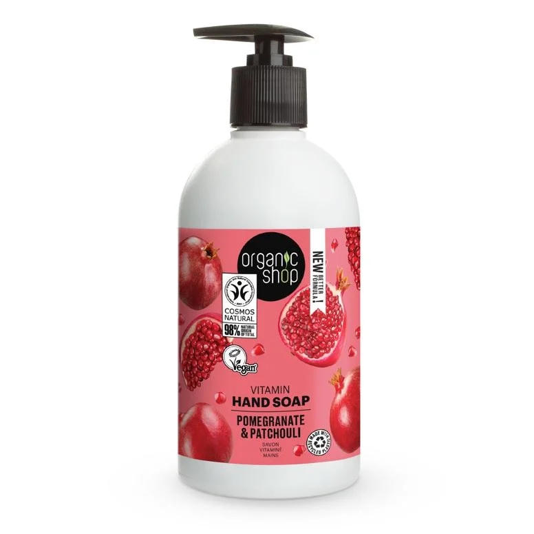 ORGANIC SHOP Pomegranate & Patchouli – Vitamin Hand Soap