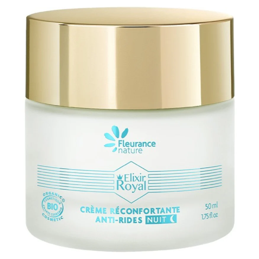 Fleurance Nature crema rinforzante ANTIRUGHE NOTTE Bio Elixir Royal 50ml