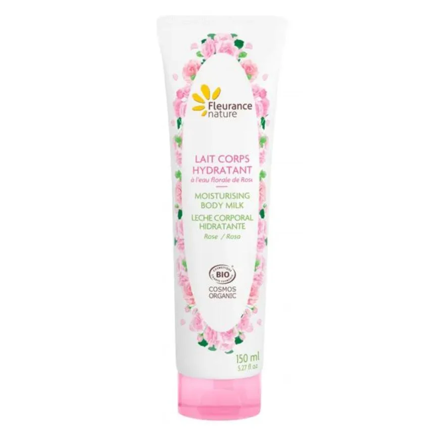 Fleurance Nature LATTE CORPO IDRATANTE alla ROSA Bio Tutti i tipi di pelle 150ml