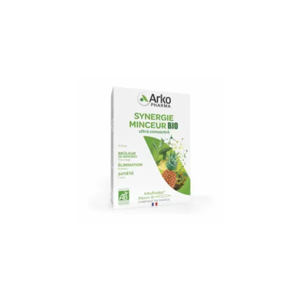 Arkopharma Arkofluidi Sinergia Dimagrante Bio 20 Ampolle