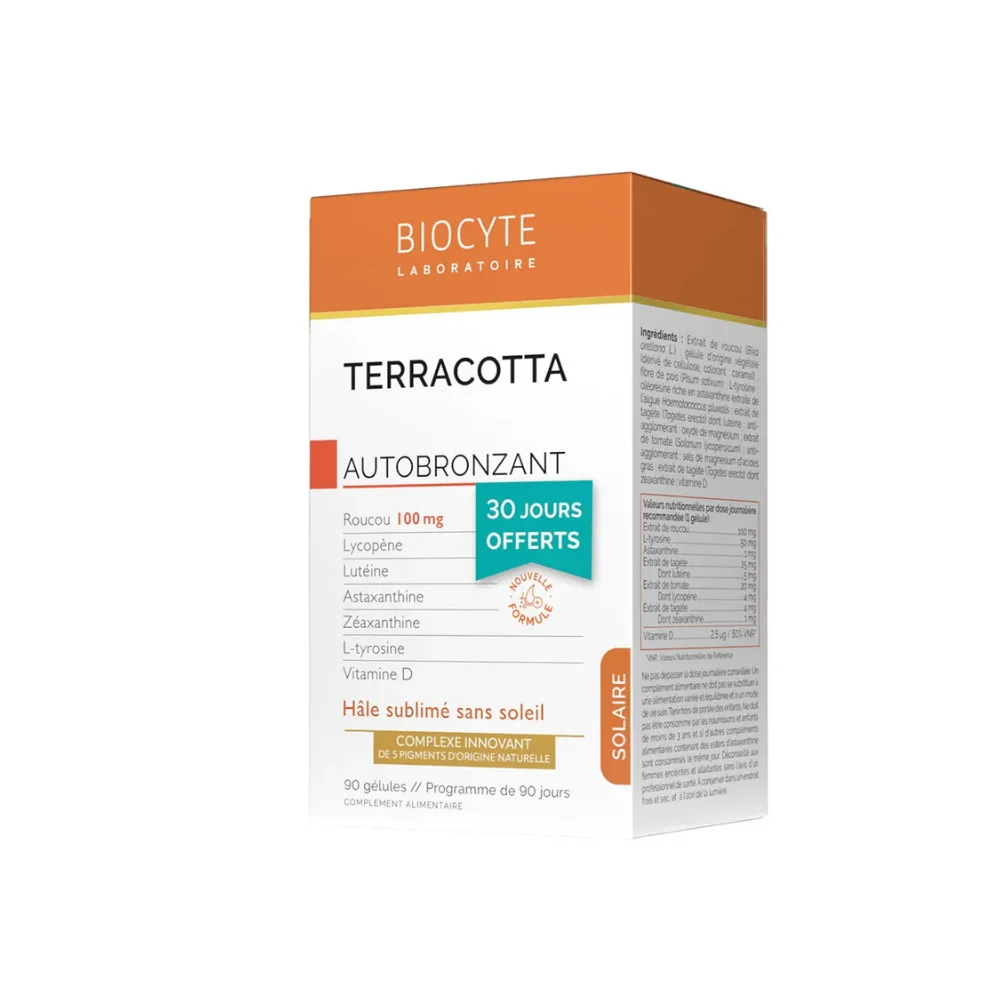 Biocyte Solare Terracotta Autoabbronzante Abbronzatura sublimata senza sole 90 Capsule