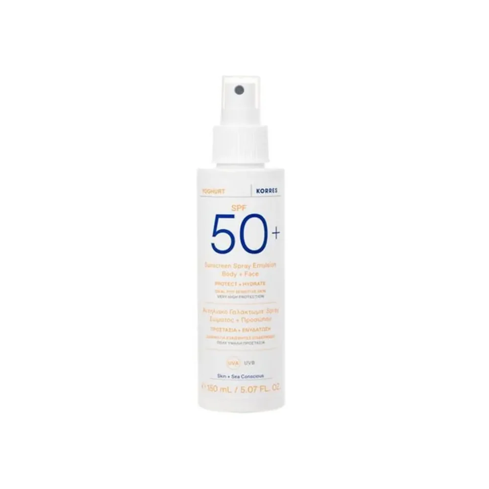 Korres Yoghurt Spray Emulsione Solare Viso & Corpo SPF50+ 150ml