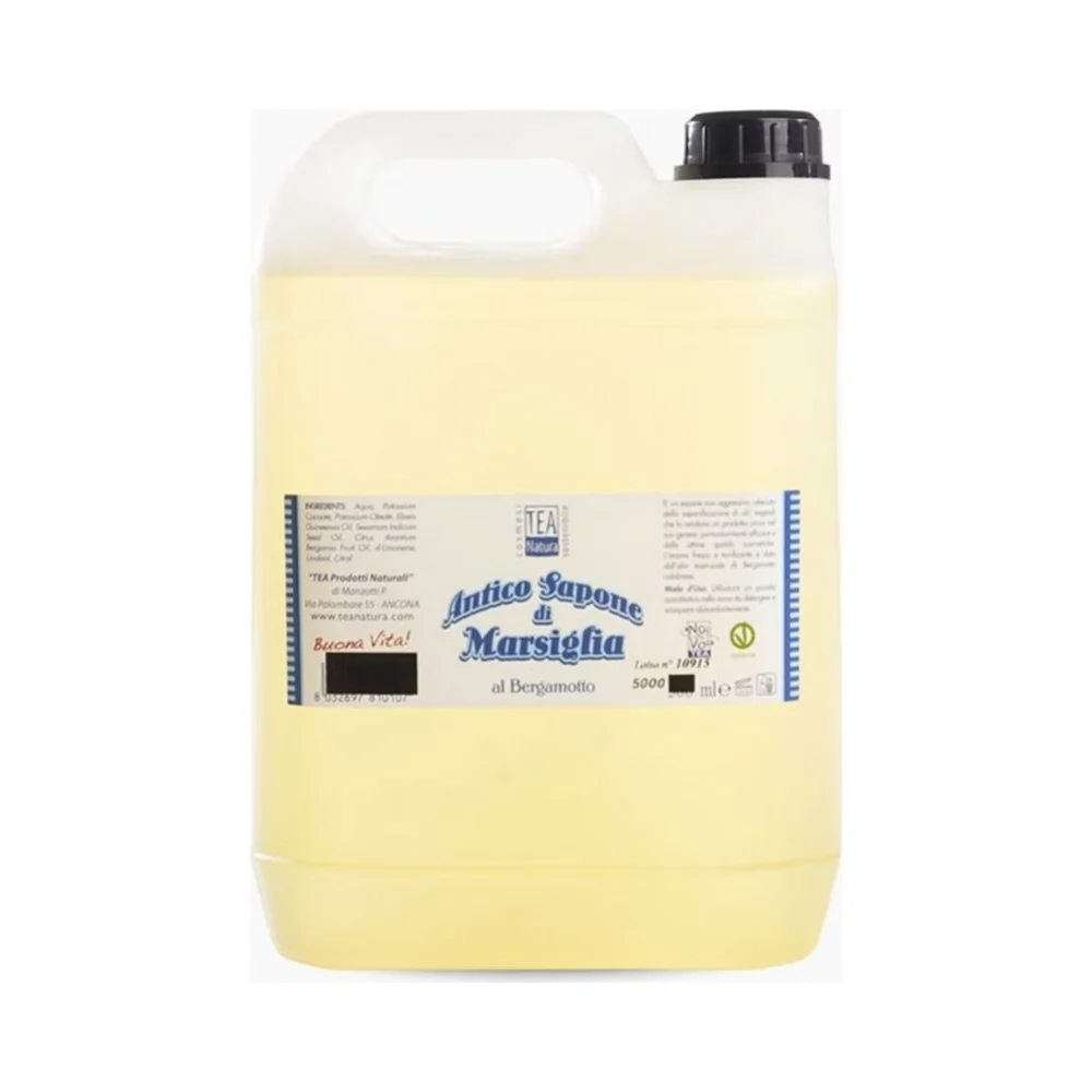 Tea Natura Sapone Marsiglia Liquido Al Bergamotto, Da 5 Litri