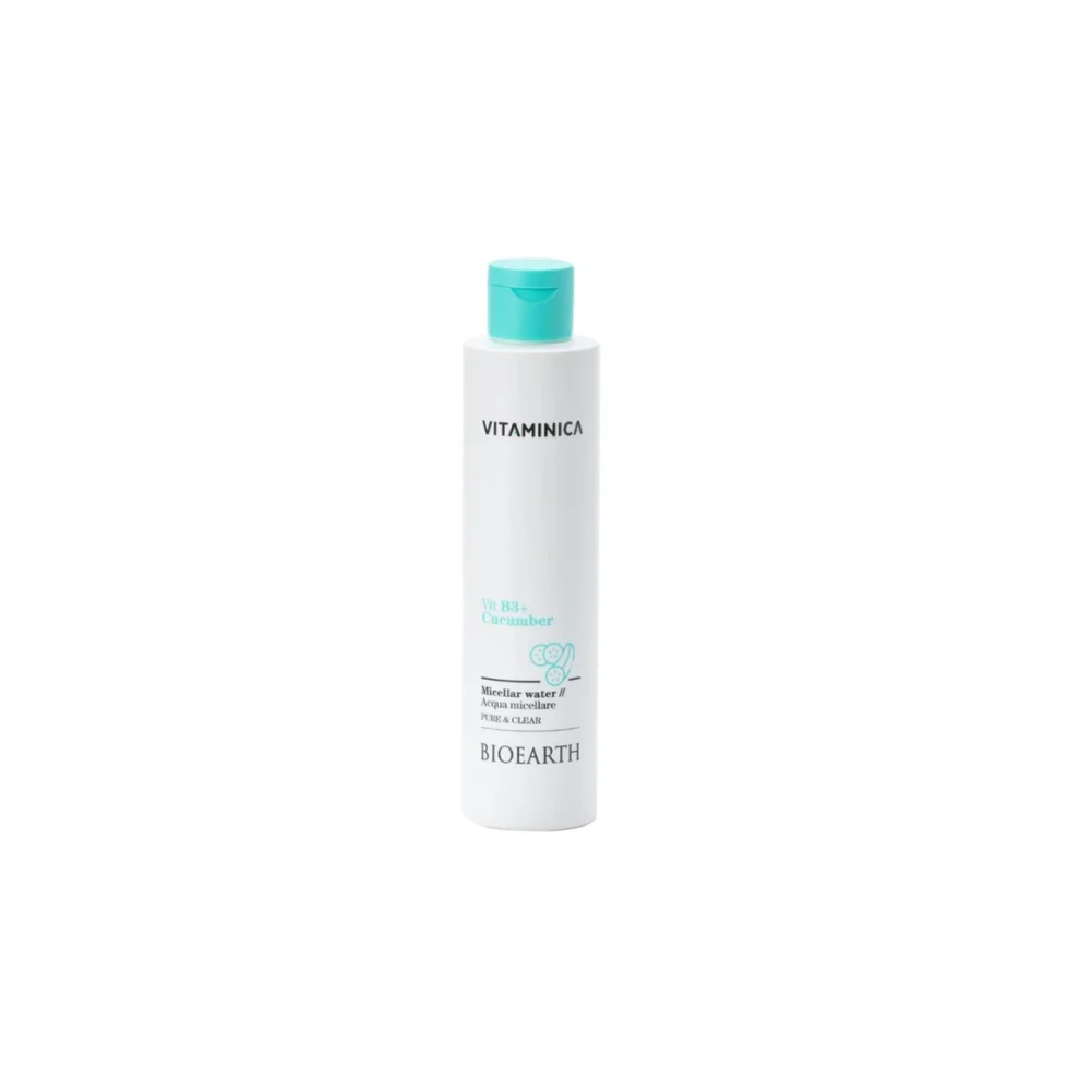 Bioearth VITAMINICA acqua micellare Vitamina B3 + Cetriolo 200 ml