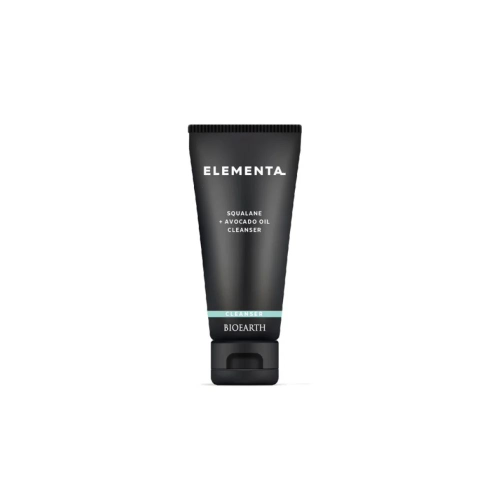 Bioearth ELEMENTA Detergente Viso con Squalano e Olio di Avocado 100 ml