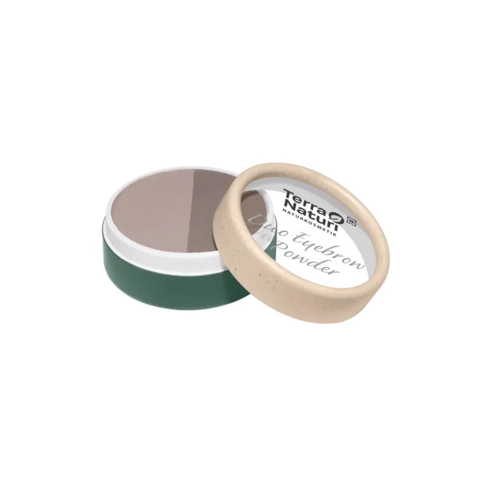 Terra naturi Polvere per sopracciglia Duo, chiaro - 1 (2,50 g)