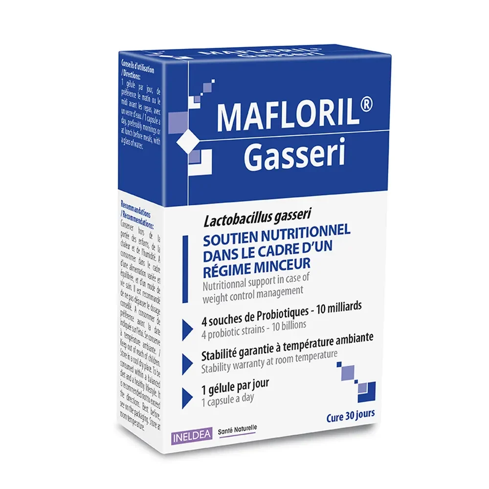 Ineldea Santé Naturelle Mafloril Gasseri 30 Capsule