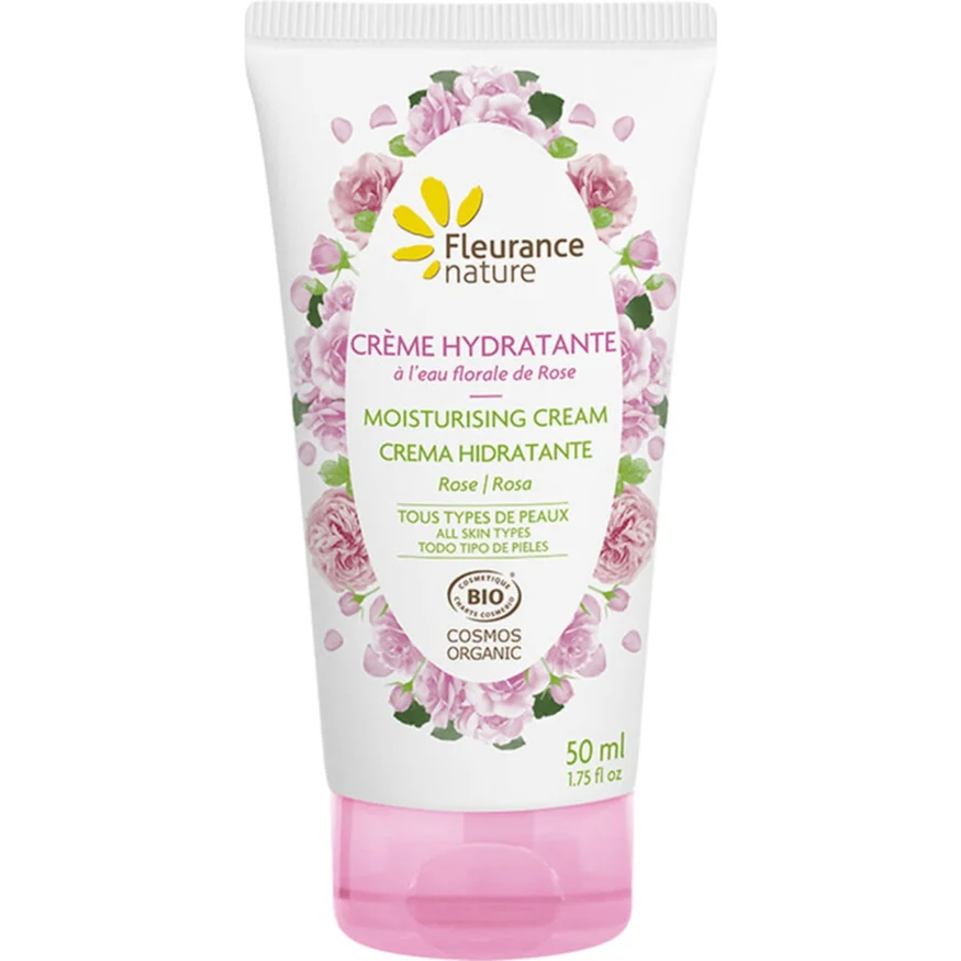 Fleurance Nature crema IDRATANTE all'acqua FLOREALE DI ROSA Bio Tutti i tipi di pelle 50ml