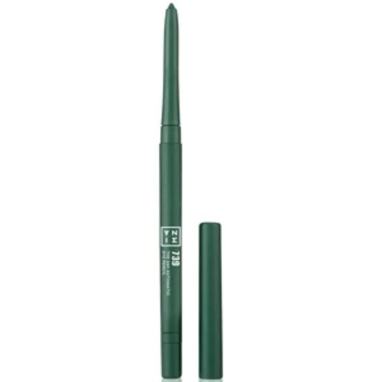 3INA Matita Occhi Automatica 24H matita occhi lunga durata colore 739 - Verde 0,28 g
