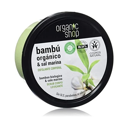 Organic Shop Tropical Bamboo Body Scrub 250ml