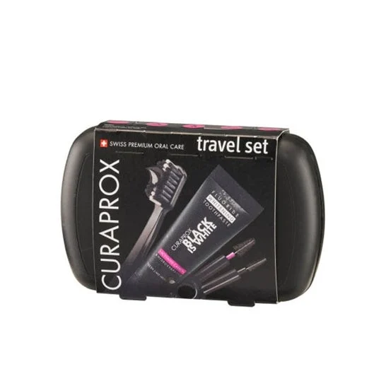 Curaprox Travel Set Black Is White
