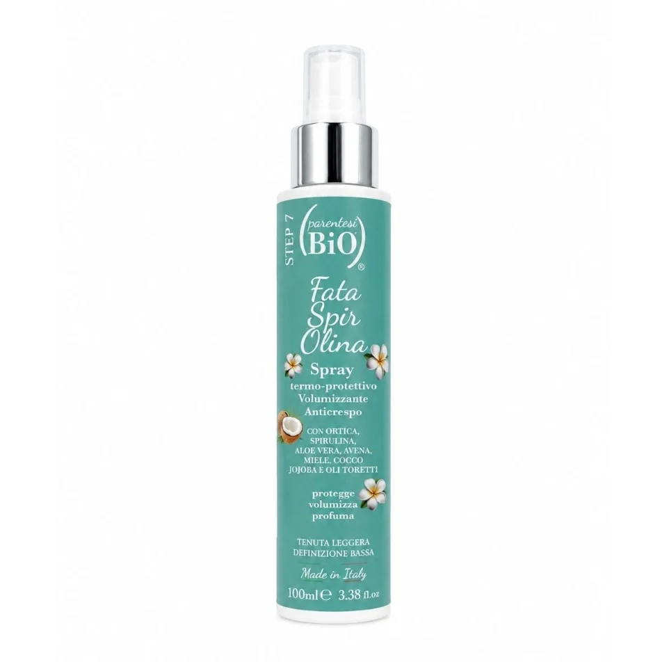 PARENTESI BIO Fata Spirolina – Spray Termoprotettore Volumizzante e Anticrespo