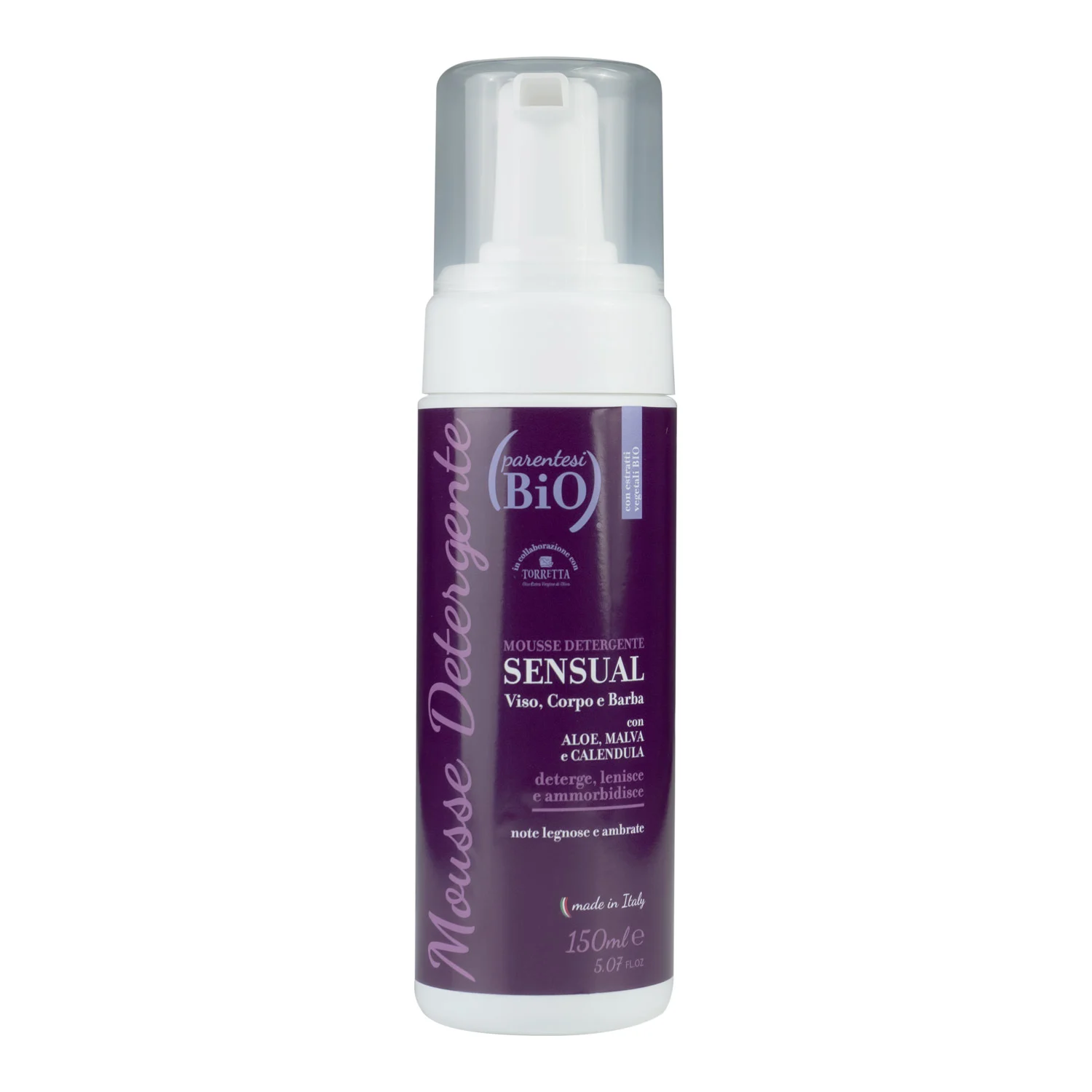 PARENTESI BIO Uomo – Mousse Detergente Sensual