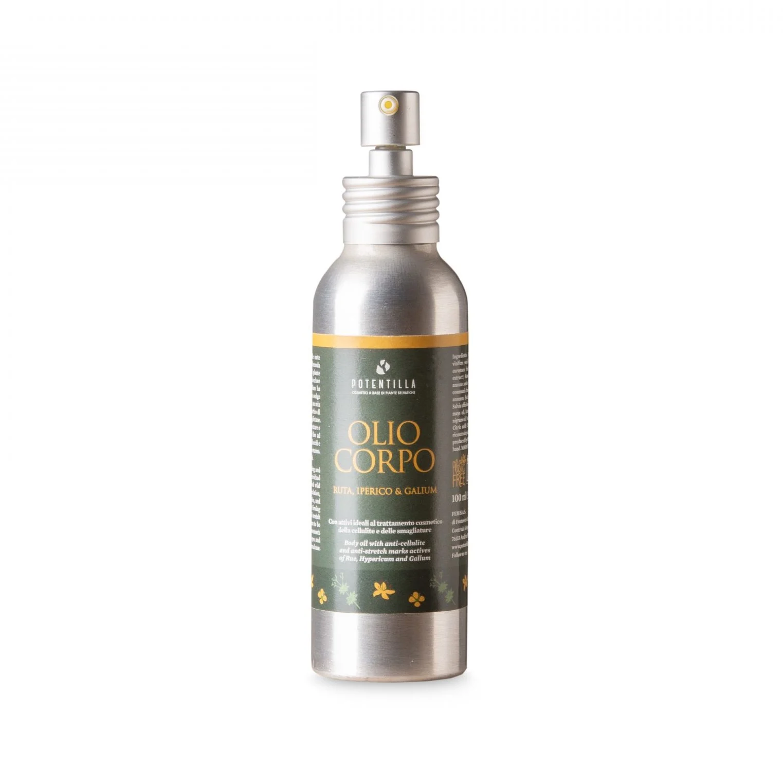 POTENTILLA Olio Corpo Inestetismi Cellulite e Smagliature