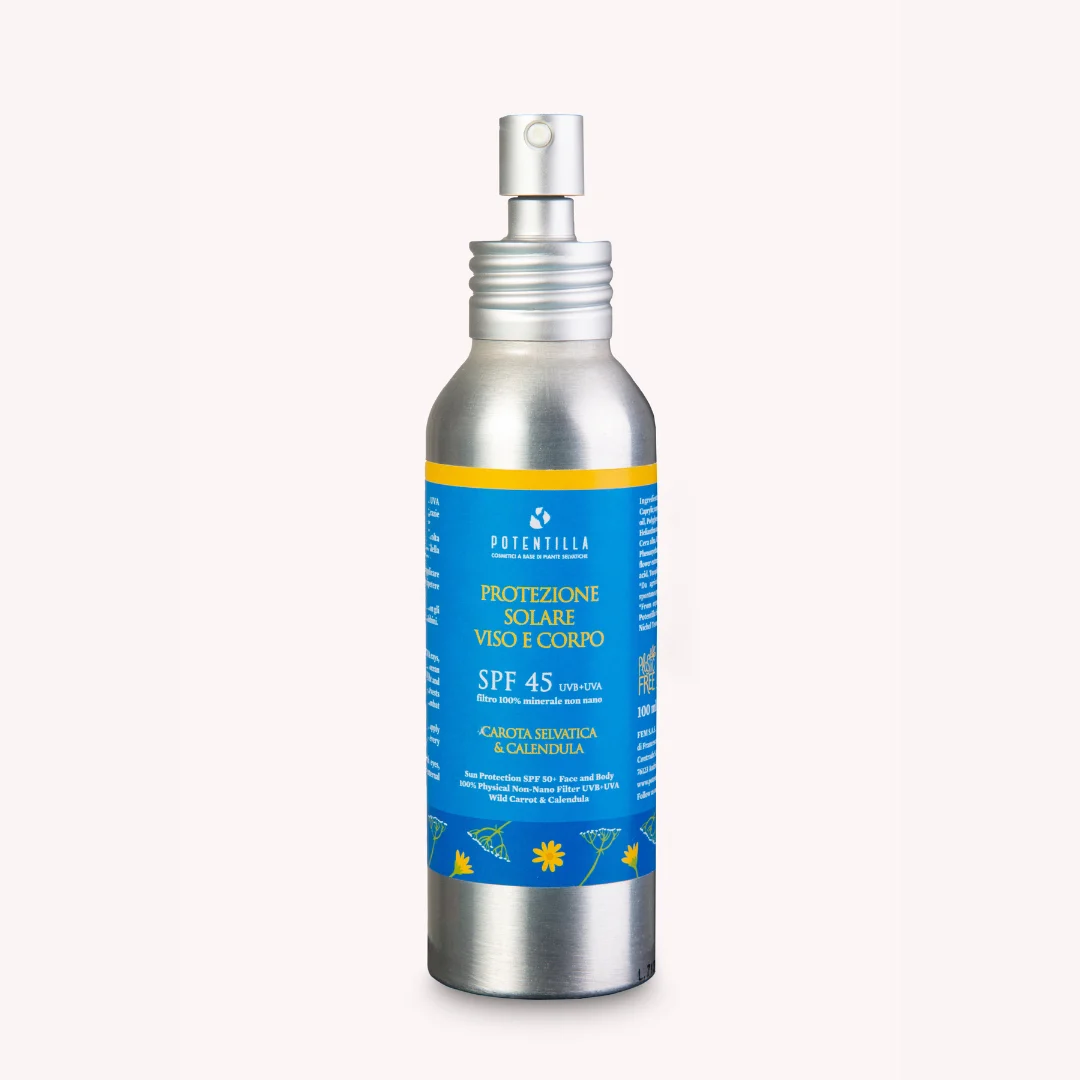 POTENTILLA Protezione Solare Viso e Corpo SPF 45