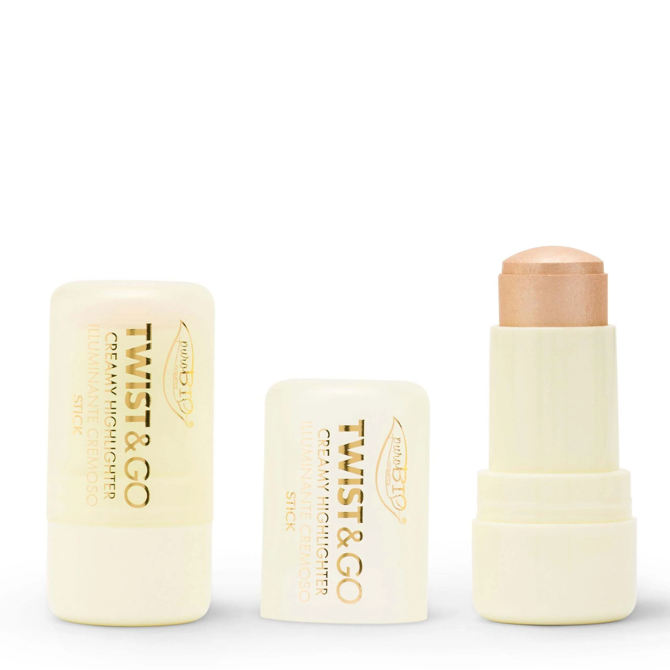 PUROBIO Twist & Go – Illuminante Cremoso in Stick 01 Prosecco