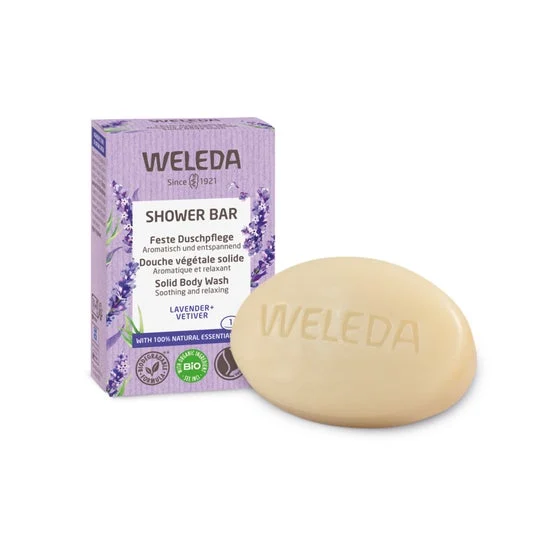 Weleda Bar Doccia Lavanda + Vetiver Bio 75g