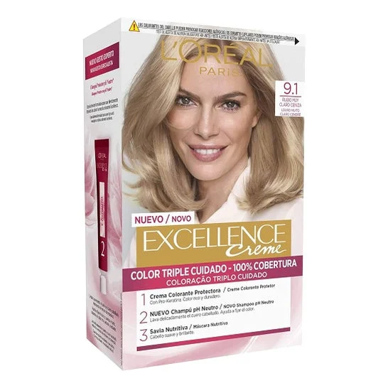 L'Oreal Set Excellence Creme Tint 91 Biondo Chiaro Biondo Cenere