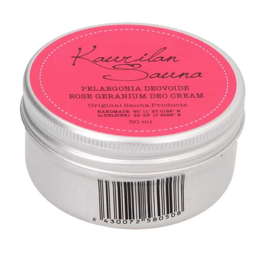 Kaurilan sauna Crema Deodorante Geranium Rose (50 ml)