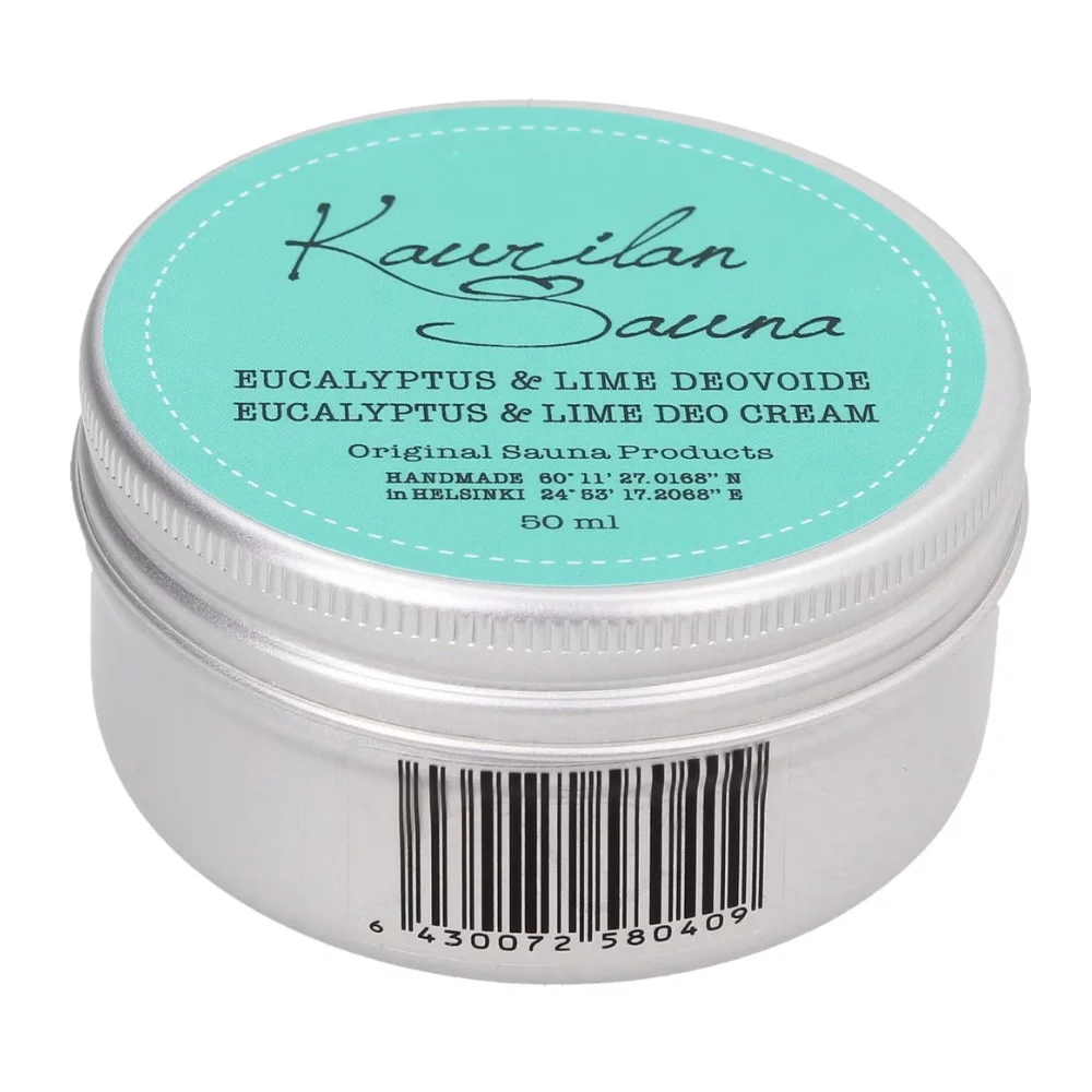 Kaurilan sauna Crema Deodorante Vegana Eucalipto e Lime (50 ml)